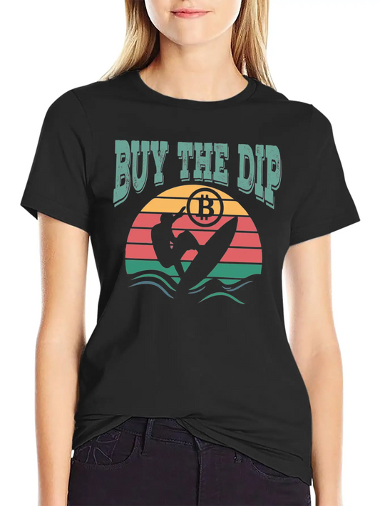 Beach, Surfing, Bitcoin Classic Fit Graphic Tee For Daily Comfort – Unisex Cotton Shirt