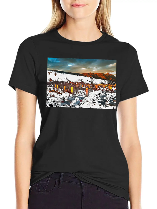 Caracas Valley Poster Classic Fit Graphic Tee For Daily Comfort – Unisex Cotton Shirt